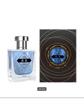 Blue Shimmer Eau de Parfum - Sparkling Blue Bottle